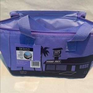 Trader Joe's Purple Insulated Tote - Mini